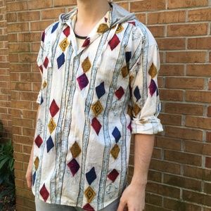 Custom Hooded Button Down